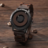 Minimal Rotating wood watch| Engraving Rotating Magnetic Ball Watch for Men| Personalized Wooden Watches| jewelry gift Watch| unique watches