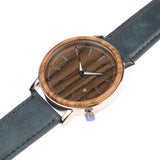 Flex Wood Grain Face Wood Watch for Men