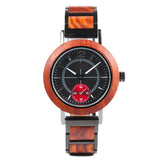 Eclipse Men's Wood Watch - Black Face & Detailing