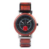 Eclipse Men's Wood Watch - Black Face & Detailing