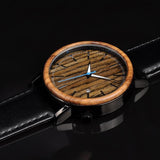 Flex Wood Grain Face Wood Watch for Men