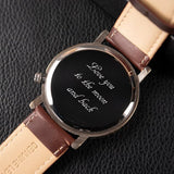 Flex Wood Grain Face Wood Watch for Men