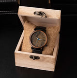 Flex Wood Grain Face Wood Watch for Men