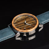 Flex Wood Grain Face Wood Watch for Men